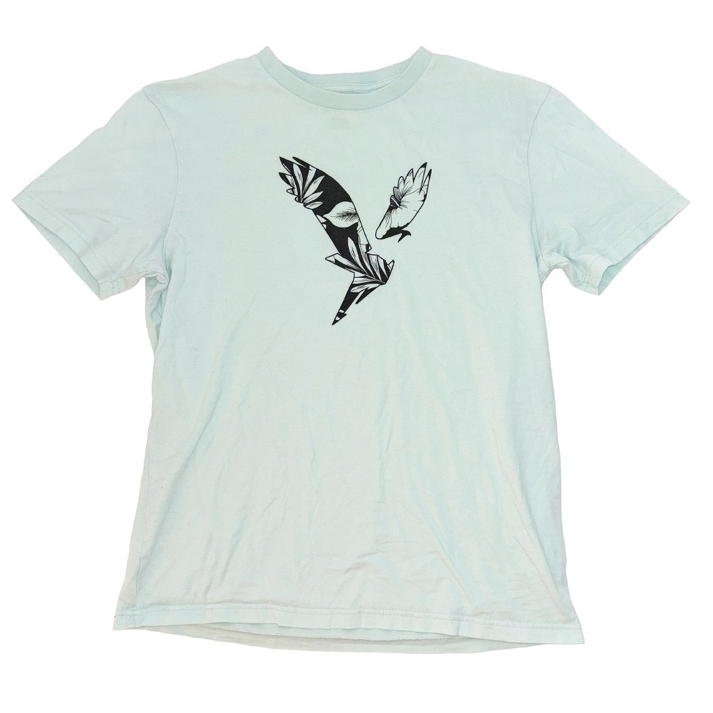 American Eagle teal Tee